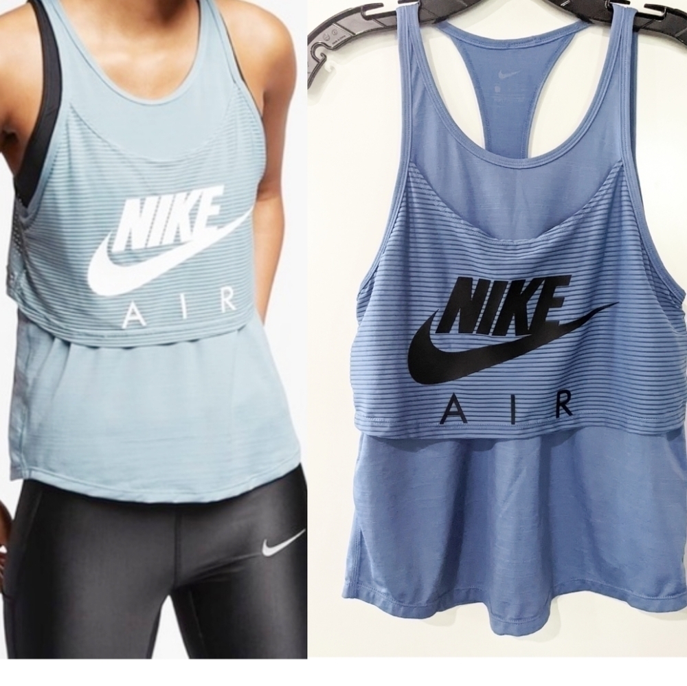Nike | Women's Graphic Running Tank in Blue
